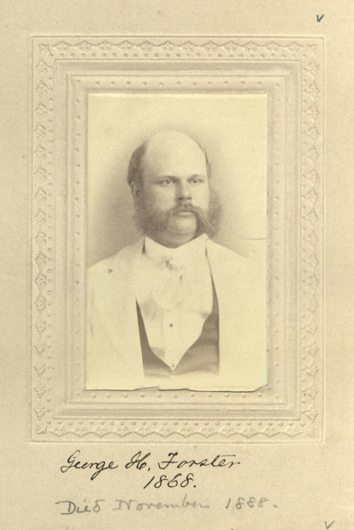 Member portrait of George H. Forster